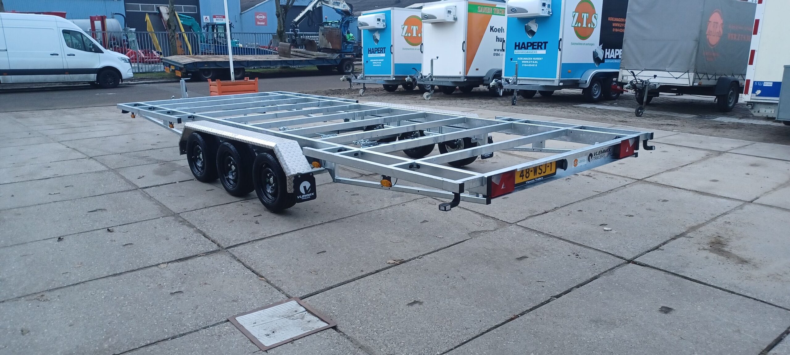 Tinyhouse onderstel afgeleverd...